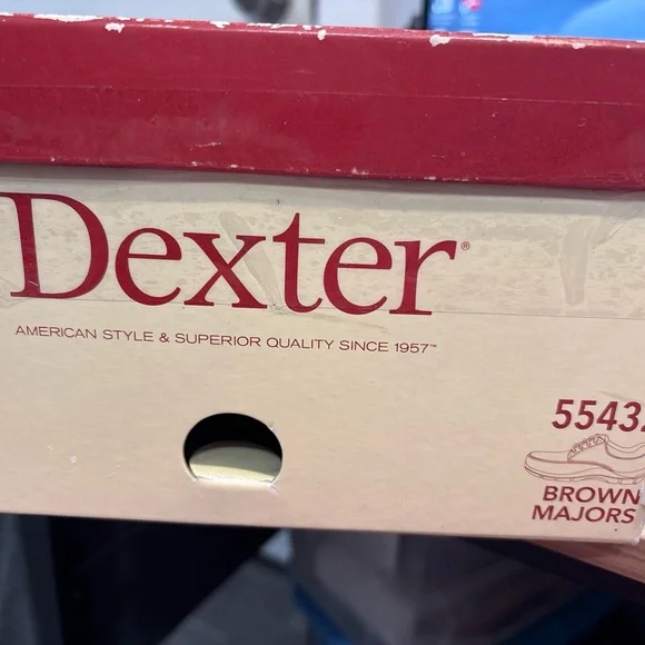 Dexter Tan and Red Shoe Box - Picture 2 of 9